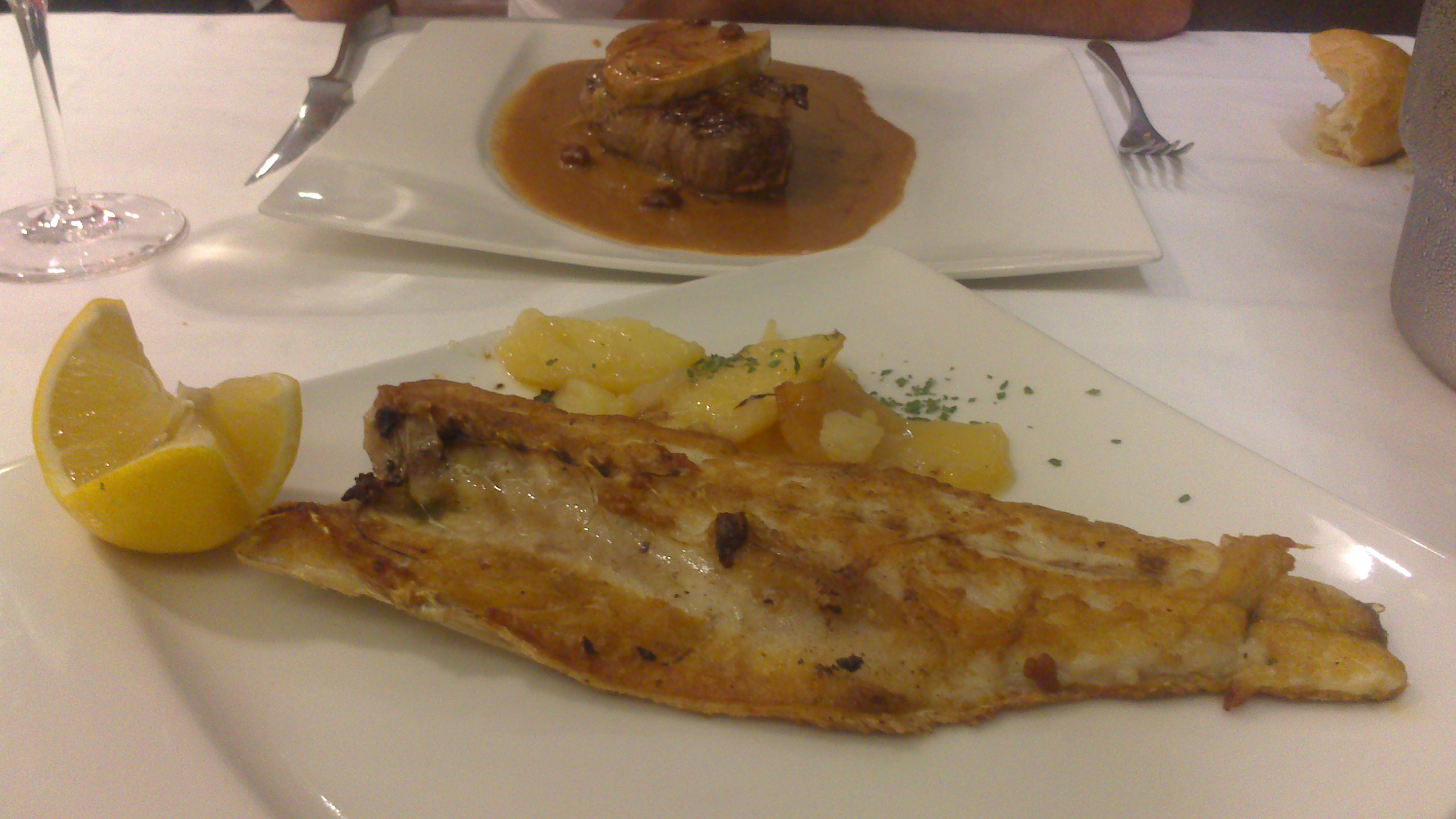 Niagara en Laredo carne y pescado